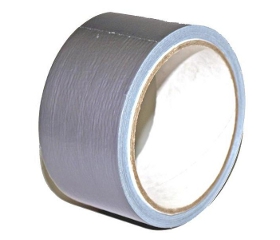 Rollo Cinta Americana de 10 mts de longitud, color GRIS